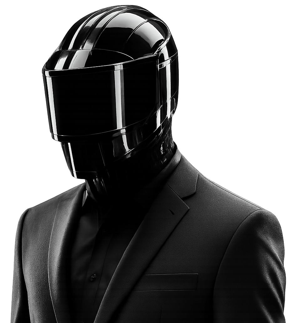 Robot con traje que simboliza modernidad e innovación